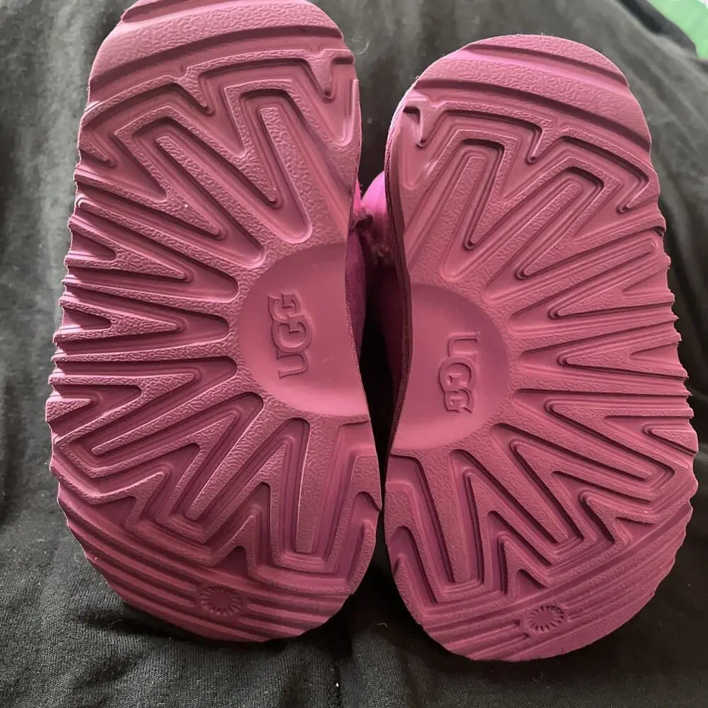 UGG Kids Pink Suede Boots
